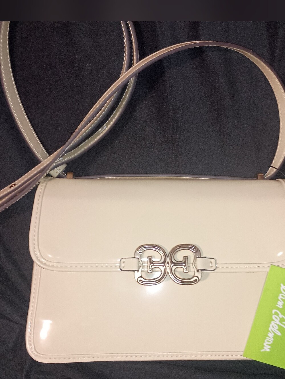 NWT Sam Edelman CHRISTY BOX CONVERTABLE BAG in Butter Yellow w/Adjustable Strap